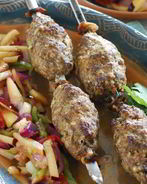 Люля-кебаб со сливовым соусом