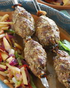 Люля-кебаб со сливовым соусом