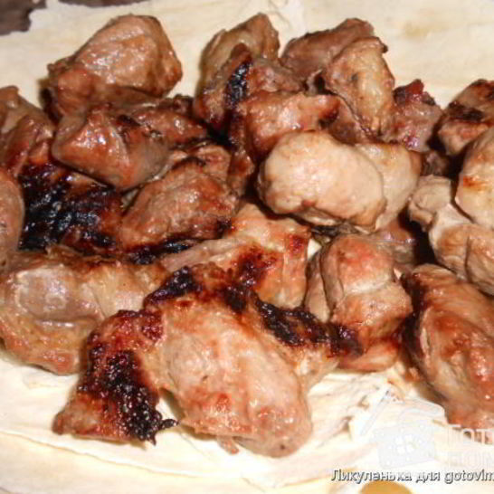 Рецепт мяса на углях