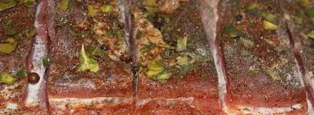 подчеревок в рукаве запеченный в духовке по-украински. Шаг 5