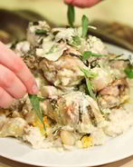 Сливочная курица с тархуном