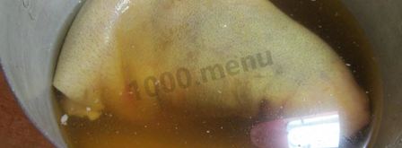 свиная рулька в пиве запеченная в духовке. Шаг 3