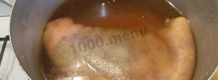 свиная рулька в пиве запеченная в духовке. Шаг 4