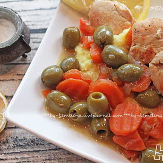 Рецепт тажина зейтун — алжирской курицы с оливками