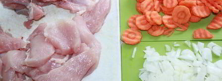 тажин зейтун — алжирская курица с оливками. Шаг 2