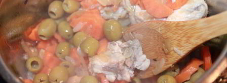 тажин зейтун — алжирская курица с оливками. Шаг 6