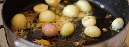 тушеная курица с грибами. Шаг 3