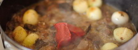 тушеная курица с грибами. Шаг 5