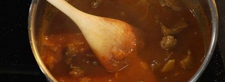 ягненок с кускусом, зернами граната и миндалем. Шаг 4