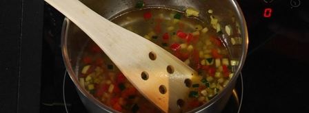 ягненок с кускусом, зернами граната и миндалем. Шаг 5