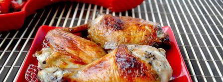 запеченная курица с овощным салатом. Шаг 5