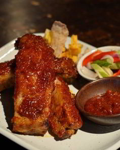 Жареные ребрышки на сковороде