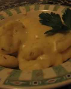 Ньокки с голубым сыром