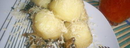 ньокки, тушенные в сливочно-грибном соусе. Шаг 10