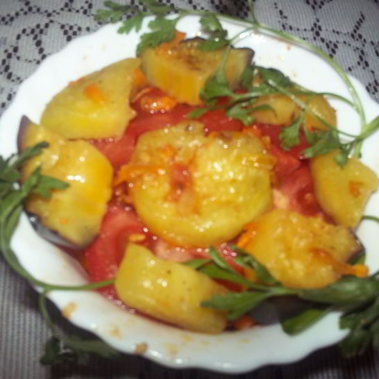 Рецепт баклажана тушеного