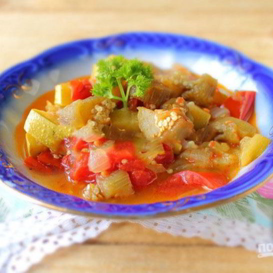 Рецепт баклажанов и кабачки в мультиварке