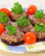 Баклажаны с грецкими орехами