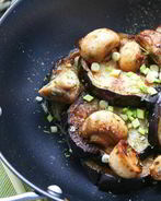 Баклажаны с грибами