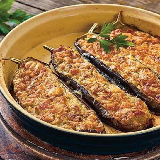 Рецепт баклажанов с сыром