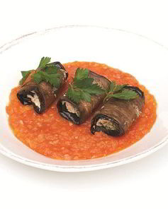 Баклажаны, жареные с орехами