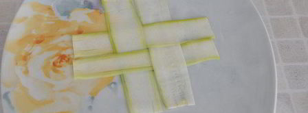 фаршированные конвертики из кабачков. Шаг 2