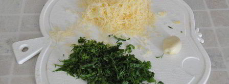 фаршированные конвертики из кабачков. Шаг 4