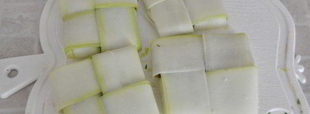 фаршированные конвертики из кабачков. Шаг 10