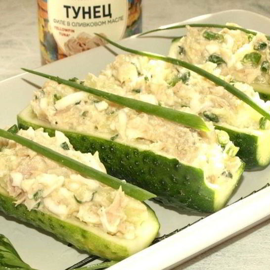 Рецепт фаршированных огурцов