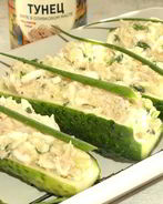 Фаршированные огурцы