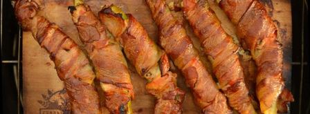 фаршированные перцы чили, запеченные на гриле. Шаг 7