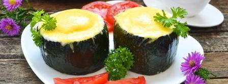 кабачки, фаршированные курицей. Шаг 16