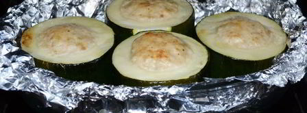 кабачки, фаршированные курицей. Шаг 12