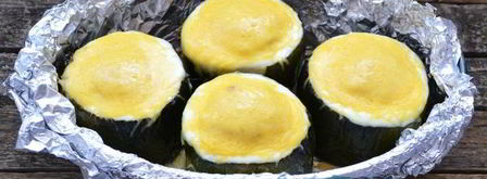 кабачки, фаршированные курицей. Шаг 15