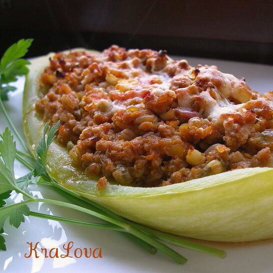 Рецепт кабачков фаршированных