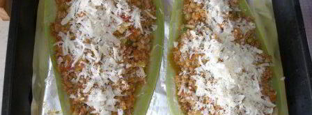 кабачки фаршированные. Шаг 2