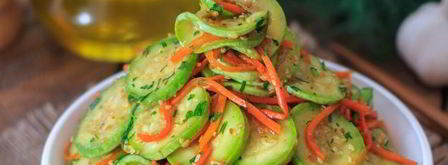 кабачки по-корейски с медом. Шаг 12