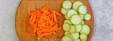 кабачки по-корейски с медом. Шаг 4