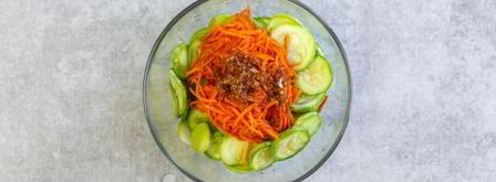 кабачки по-корейски с медом. Шаг 8