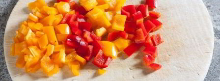 кабачки с баклажанами, помидорами и перцем. Шаг 10