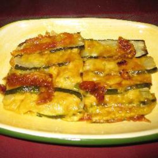 Рецепт кабачков с сыром в духовке