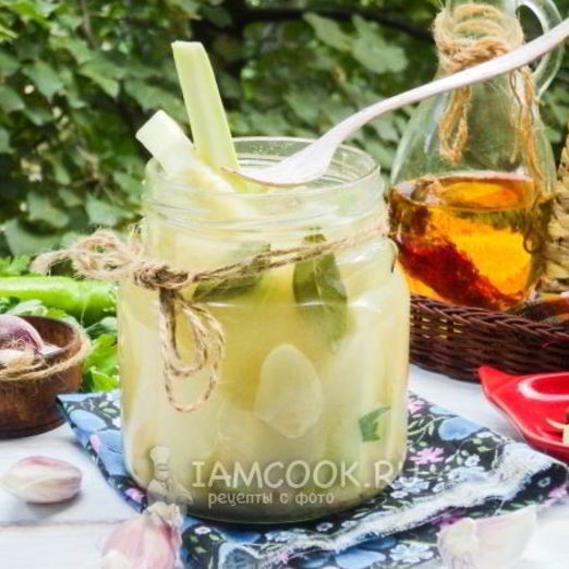 Кабачки в горчичном маринаде на зиму