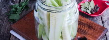 кабачки в горчичном маринаде на зиму. Шаг 4