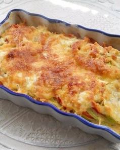 Кабачки запеченные с помидорами