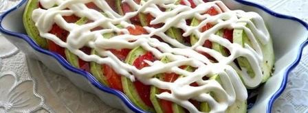 кабачки запеченные с помидорами. Шаг 2