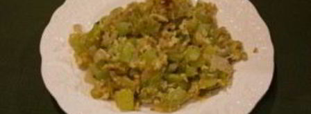 кабачки жареные с чесноком и яйцом. Шаг 7