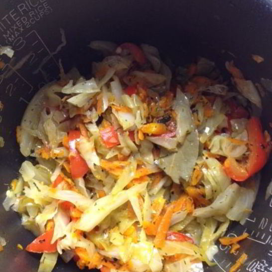 Рецепт капусты жареной в мультиварке