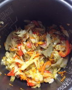 Капуста жареная в мультиварке