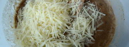 картофель, фаршированный с сырно-грибным соусом. Шаг 17