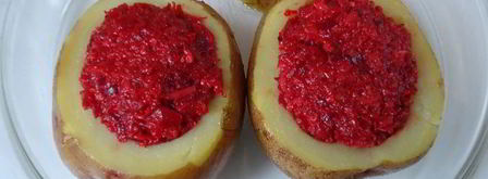 картофель, фаршированный с сырно-грибным соусом. Шаг 10