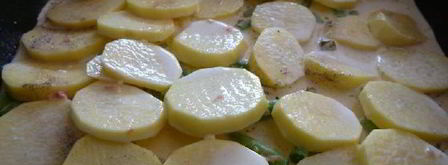 картофель, запеченный с фасолью. Шаг 3